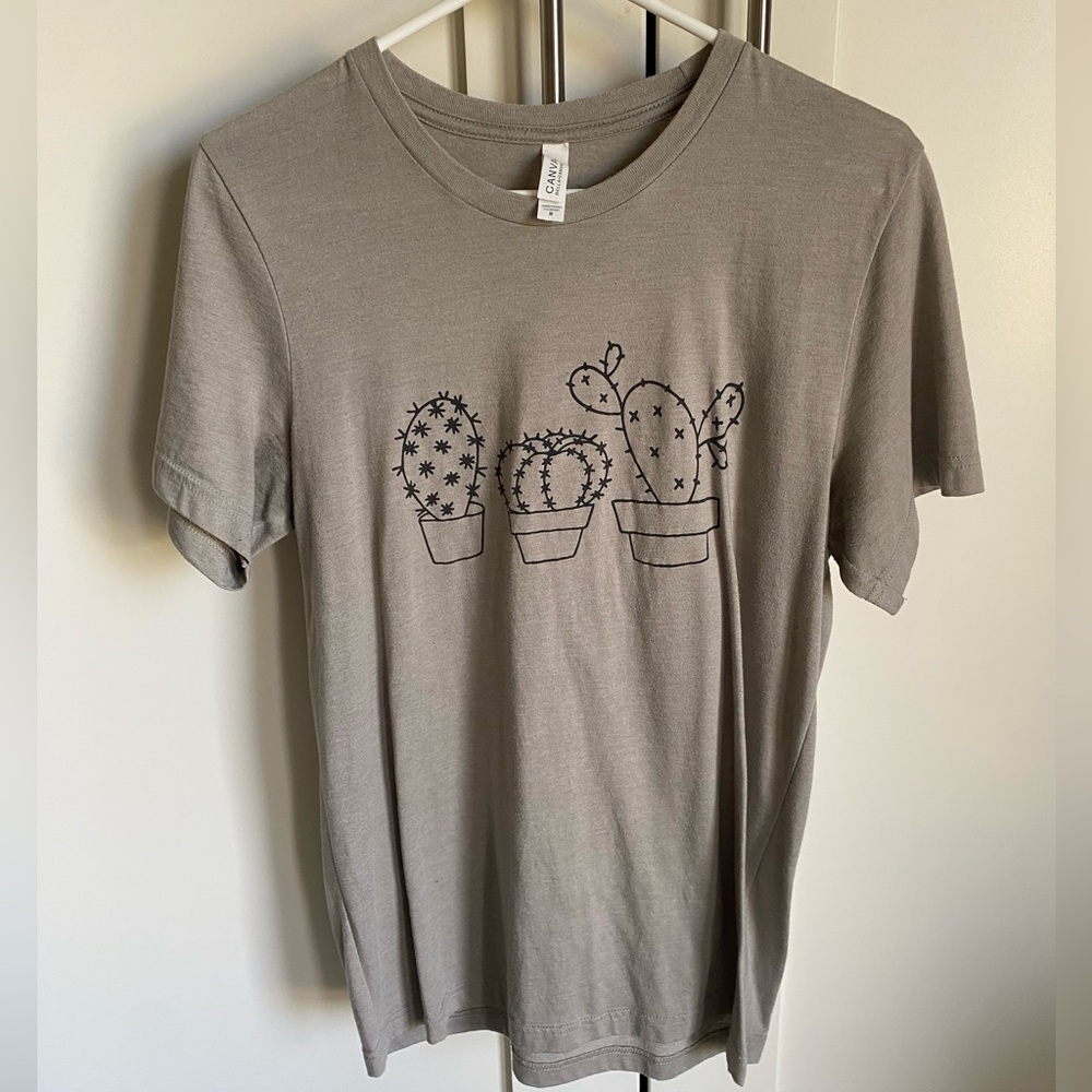 Bella Canvas Gray Cactus Tee